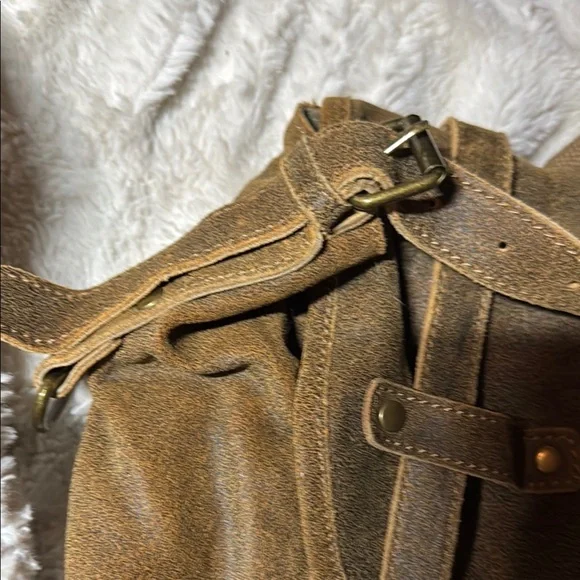 Territory Ahead Leather Men's Satchel- Vintage